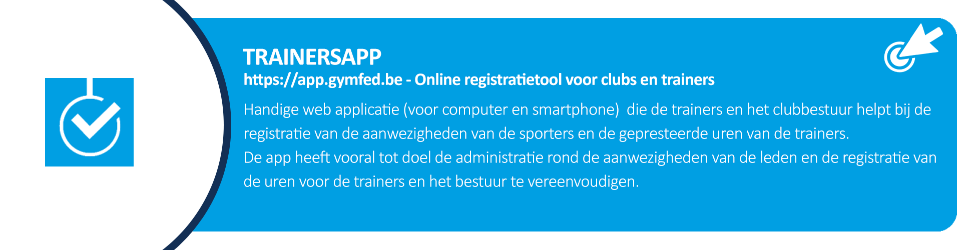 trainers clubbestuur helpen registratie aanwezigheden sporters gepresteerde uren trainers