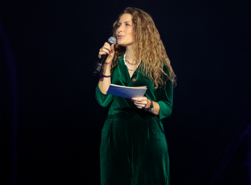 Maureen Vanherberghen tijdens de show in 2019 - Foto Christian Degroote
